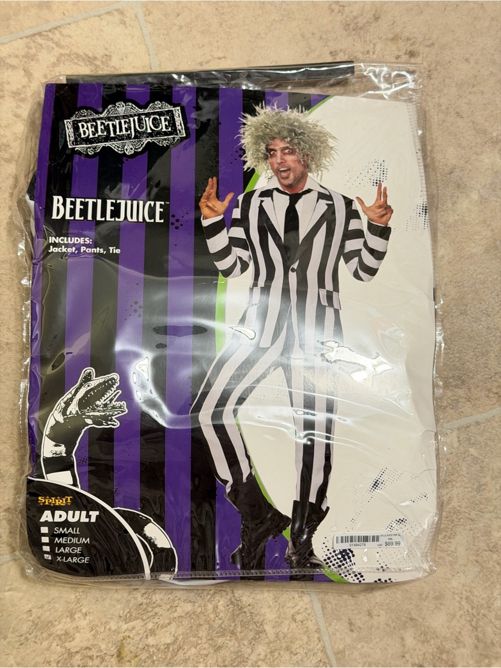Adult Beetlejuice Costume XL